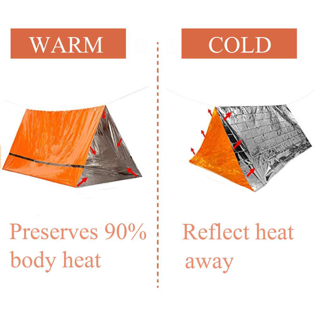 2 사람 비상 대피소 Bivy 생존 텐트 키트 Myla - Bivy Bag Emergency 리뷰 및 가격