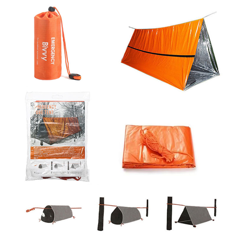 2 사람 비상 대피소 Bivy 생존 텐트 키트 Myla - Bivy Bag Emergency 리뷰 및 가격