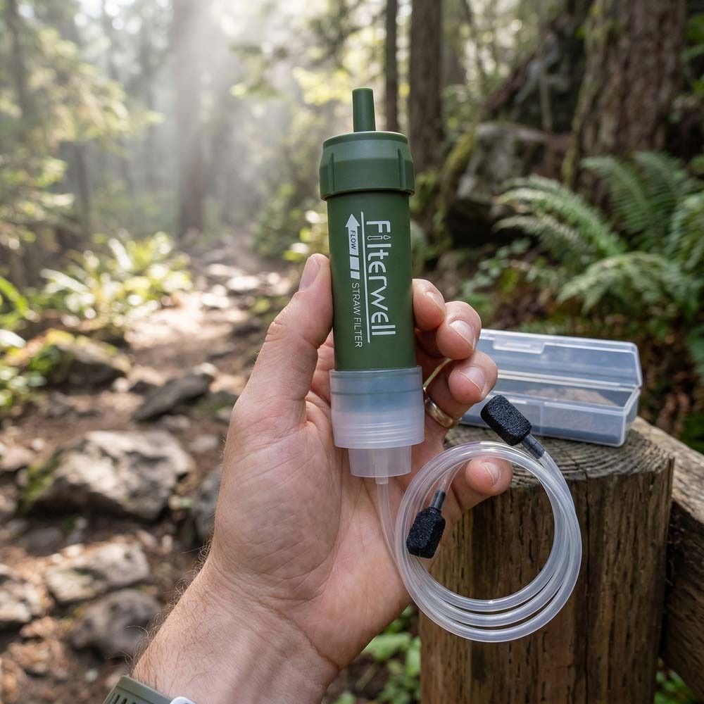 미니 미니 정수 빨대 직접 마시는 정수 필터 생존용 정 - Water Purification Straw 리뷰 및 가격